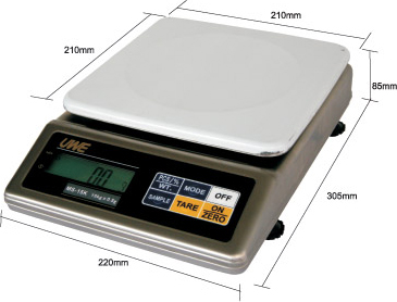 MS Series, Stainless Steel Portion Scale
